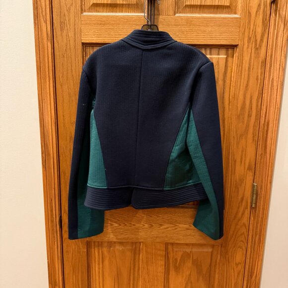 Tory Burch CANTER RIDING JACKET, Navy Size: 14 - Picture 6 of 10